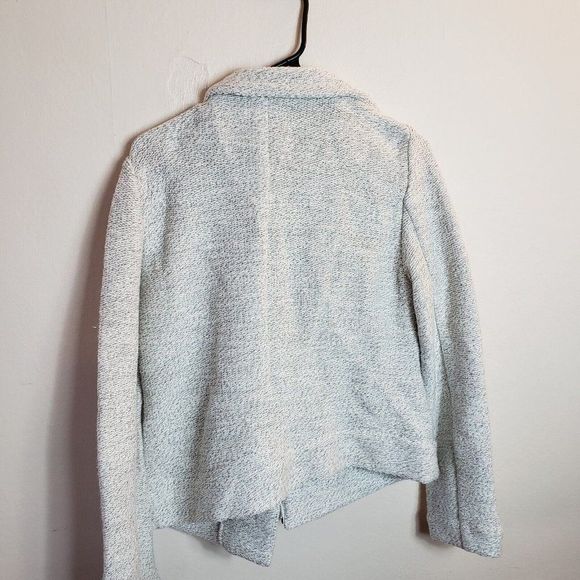 Loft Cotton Gray Heathered Jacket Size Medium - Picture 6 of 6